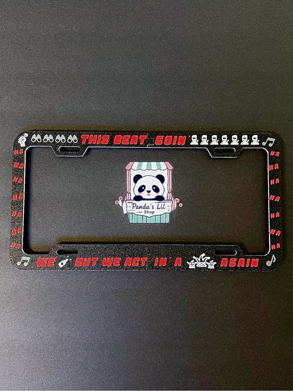 Hooligan Inspired License Plate Frame